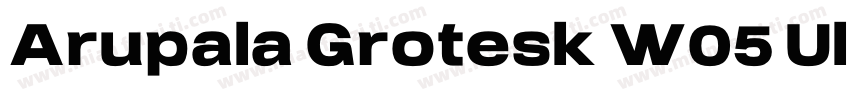 Arupala Grotesk W05 Ultra It字体转换